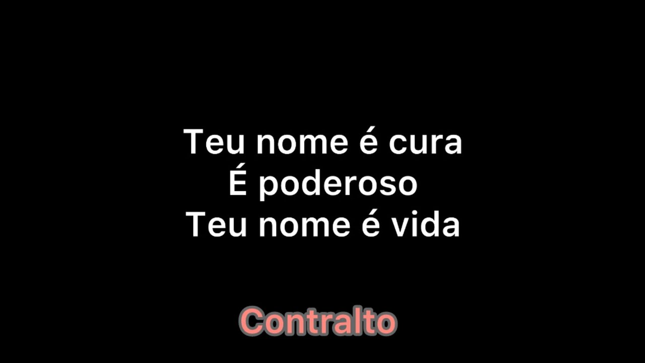 Contralto “Clamo Jesus, Paulo César Baruk e Marsena” com letra