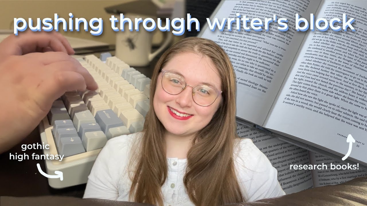 🍵 writing even when it's hard ⛰️ a writing vlog~