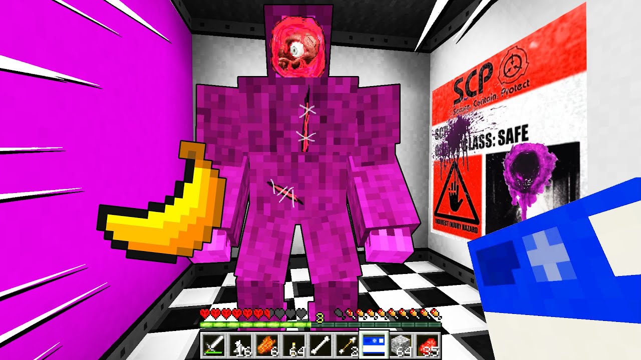 NON TOCCARE LA BANANA DI BIGFOOT!! - Minecraft SCP 1000
