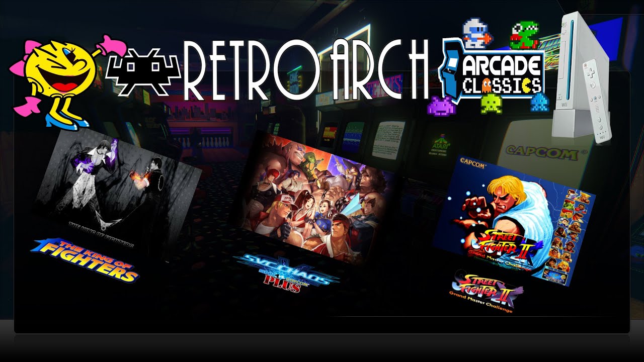 Retroarch wii Arcade Tv crt 240p