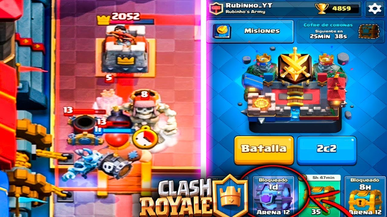 PERO QUE MAZO ES ESE!!! CONSEGUIMOS 4 SUPERMAGICOS?? | Clash Royale | Rubinho vlc