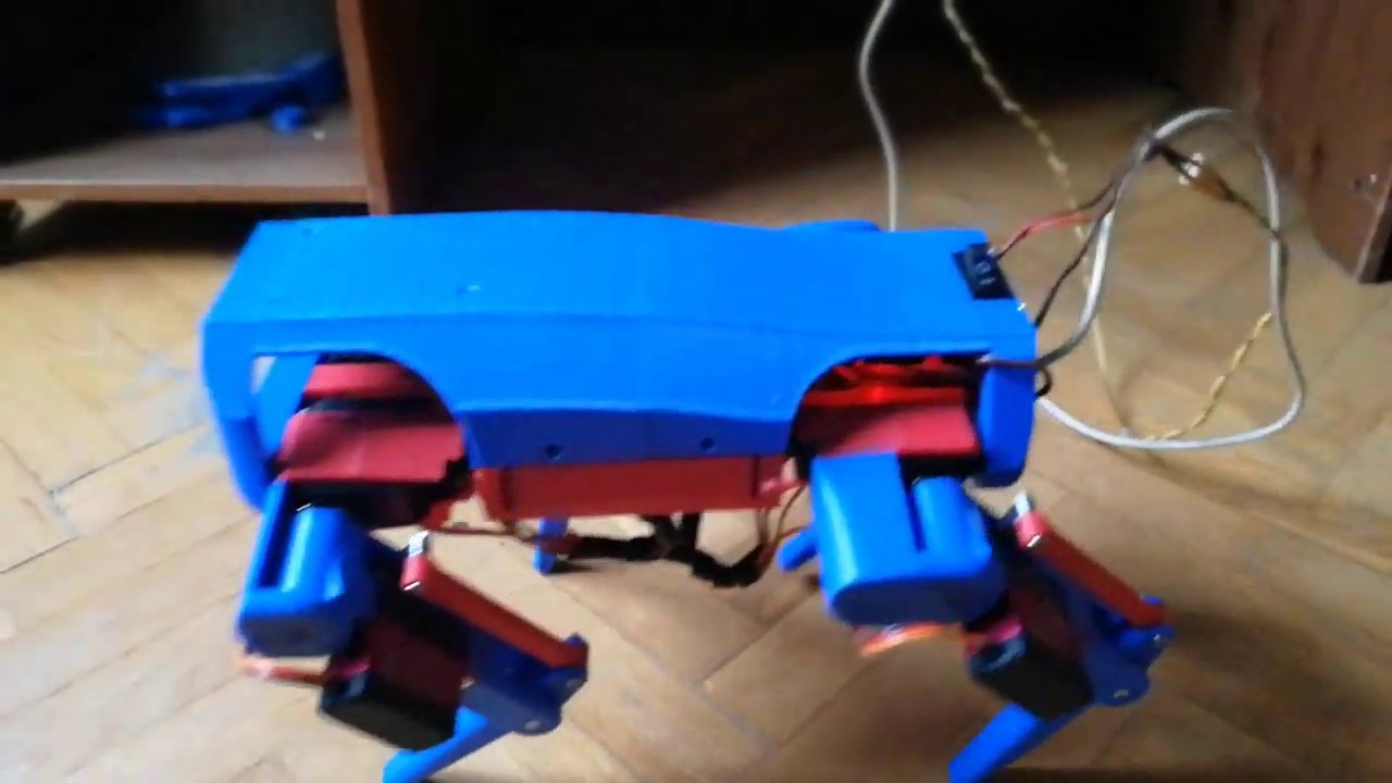 Arduino quadruped robot.