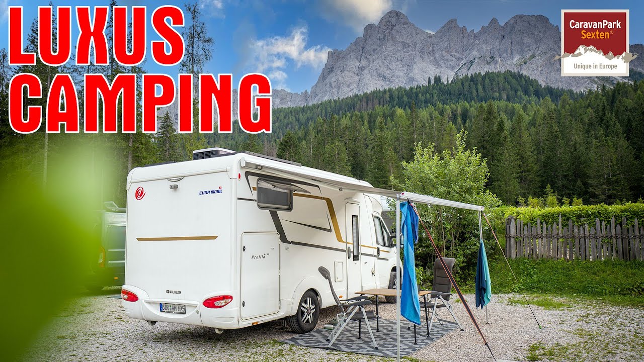 CAMPINGTRAUM in den Dolomiten 🤩 Caravan Park Sexten in Südtirol