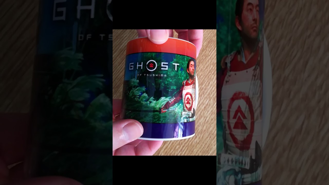 😍 TAZA de GHOST OF TSUSHIMA  #Shorts (imagen dise&ntilde;ada por m&iacute;) - Merchandising