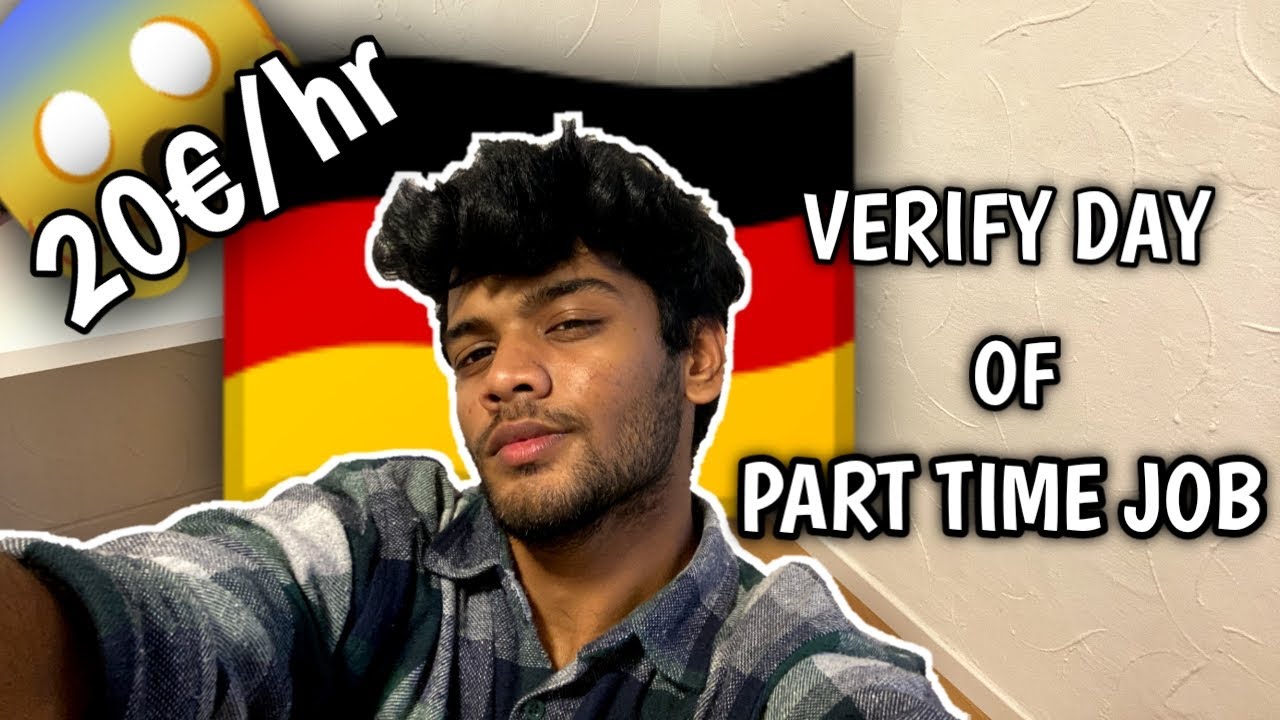 Part time job in Germany | My first verify day #germany #parttimejob