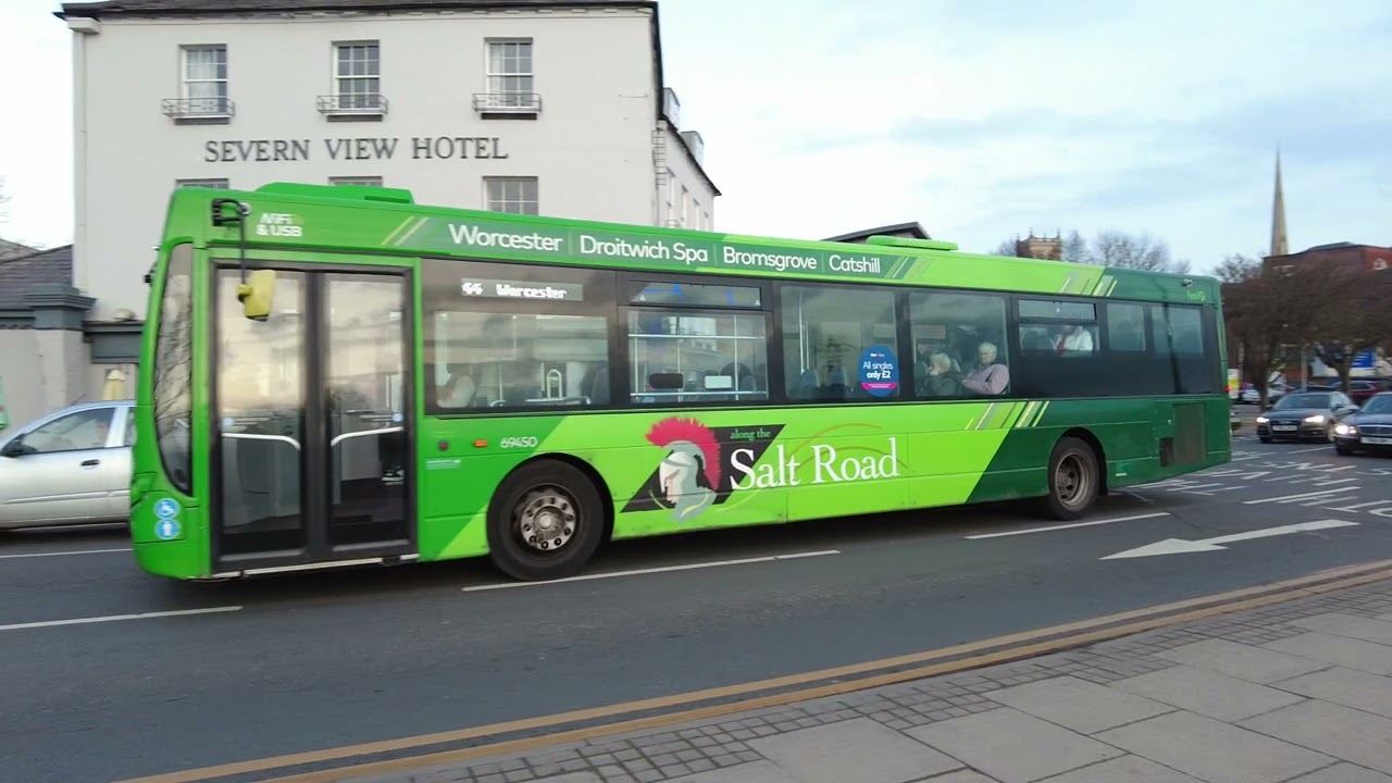 First Bus Volvo B7RLE Wright Eclipse 2 Venus WX59BZD 69450 North Parade & North Quay, Worcester, UK