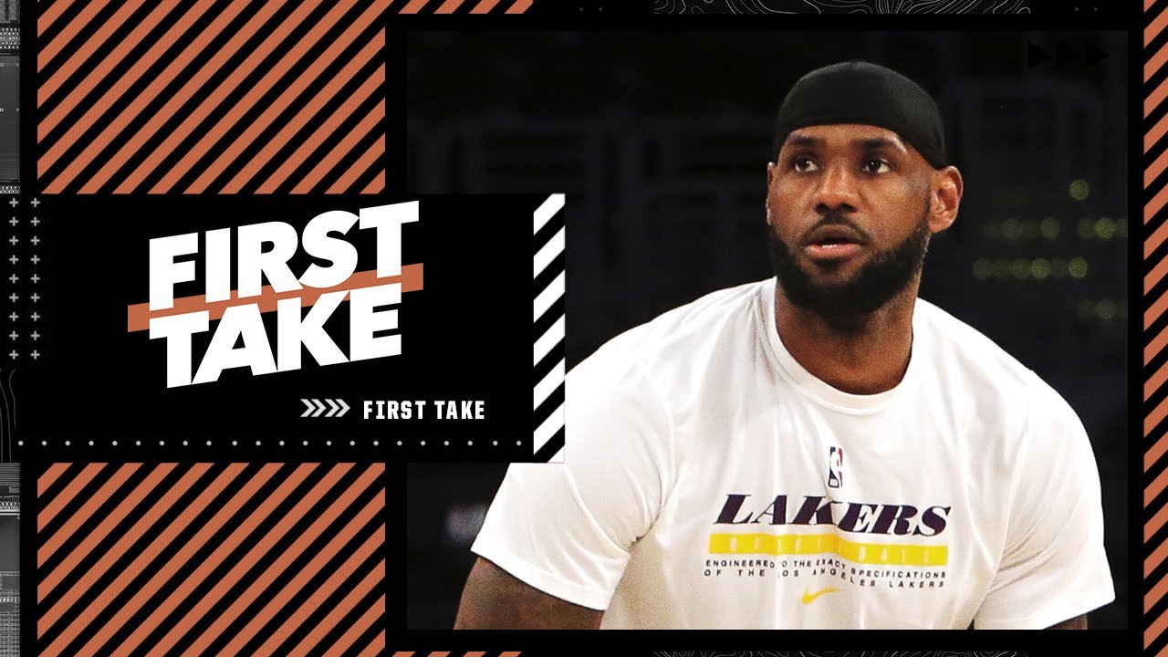 LeBron's deleted a fiery tweet to Lakers critics. First Take debates L.A.'s title chances
