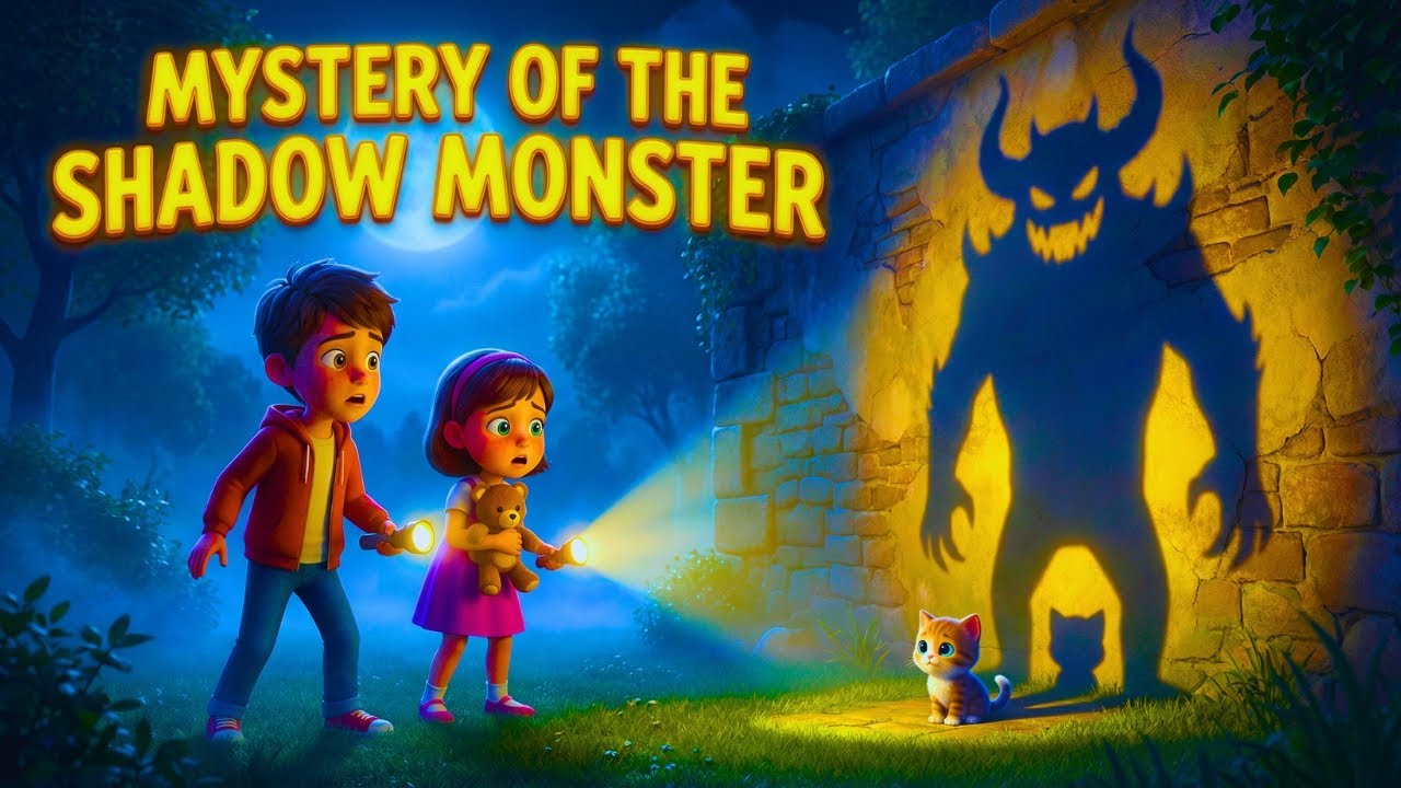 Mystery of the Shadow Monster | Alex & Lily Spooky Adventure 