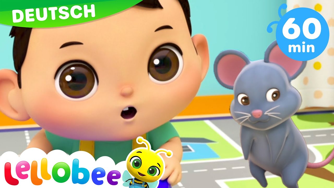 Hickory Dickory Dur | Lellobee - Kinderlieder und Cartoons | Lellobee Deutsch