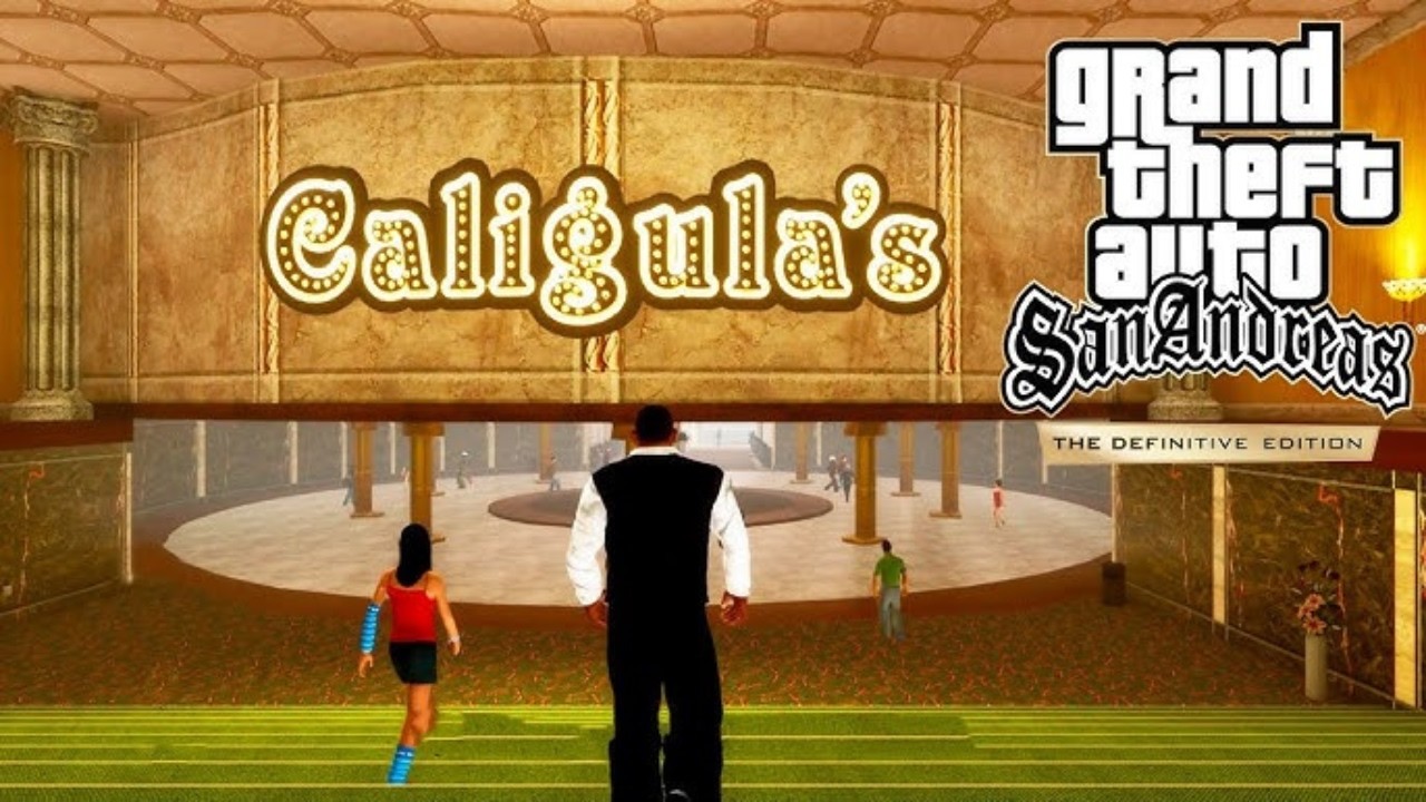 GTA SAN ANDREAS 100% (Definitive Edition) - Quebrando a Banca no Caligula - #26