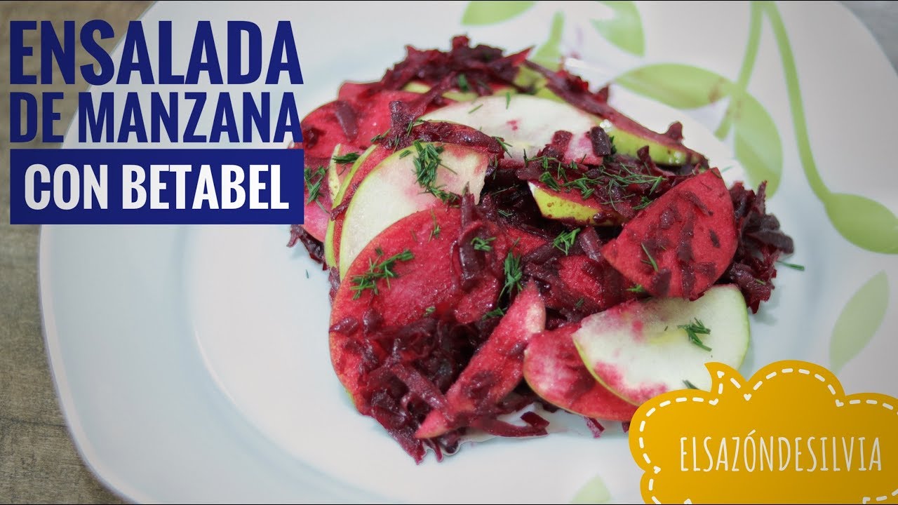 Ensalada de Manzana con Betabel - ElSazóndeSilvia