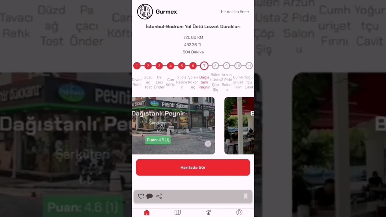 İstanbul - Bodrum Yol &Uuml;st&uuml; Lezzet Durakları