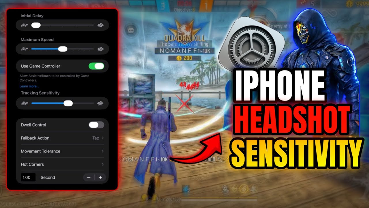 Лучшая чувствительность для хэдшотов на iPhone 📲 🔥 | 100% настройки авто-хэдшота ⚙️ | Настройки х...
