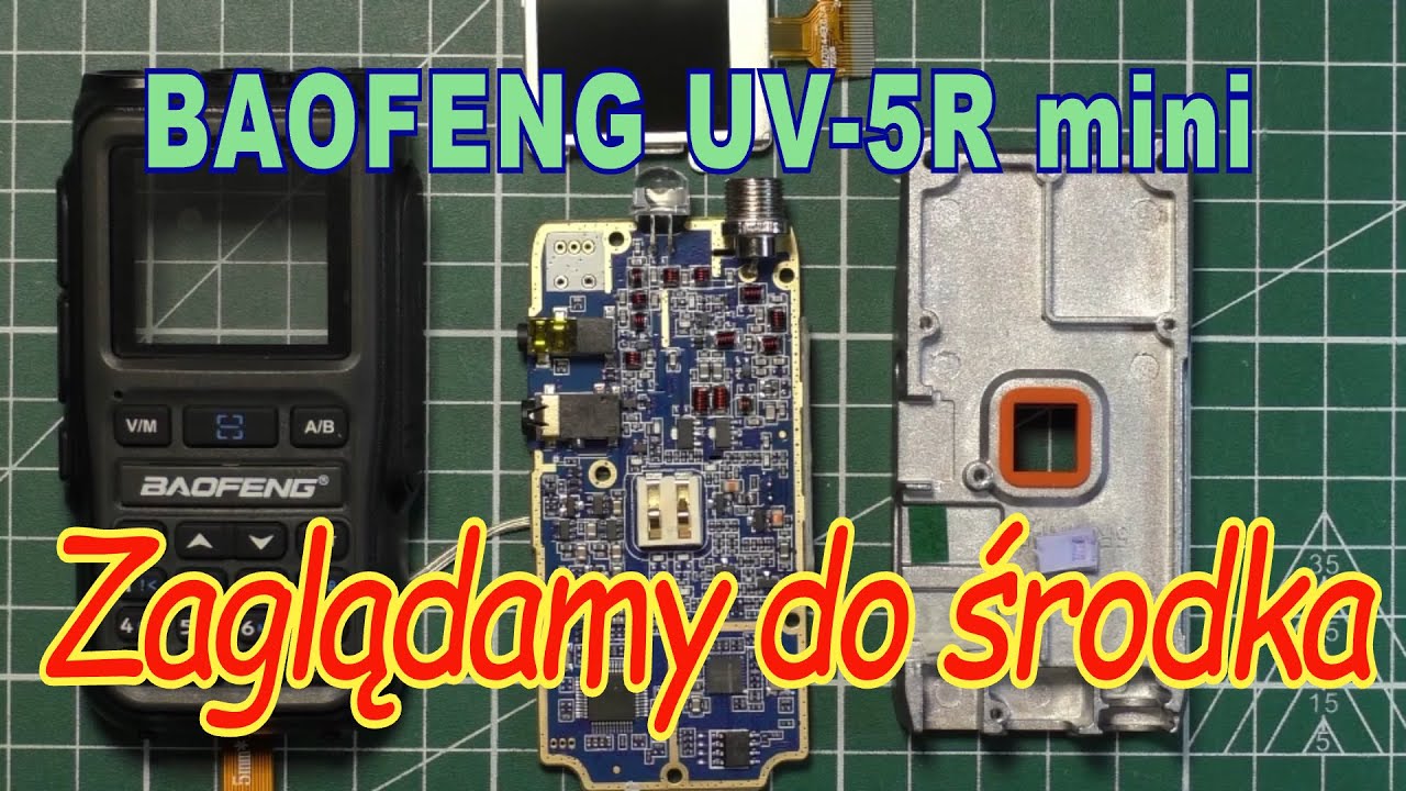 SERWIS BAOFENG UV-5R MINI Szybka naprawa. Zaglądamy do środka.