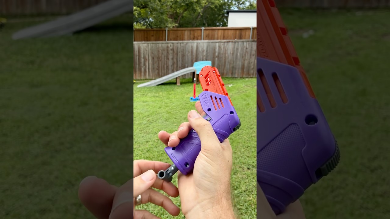 WOW this nerf blaster shoots HARD lol (dart zone max solo pro)