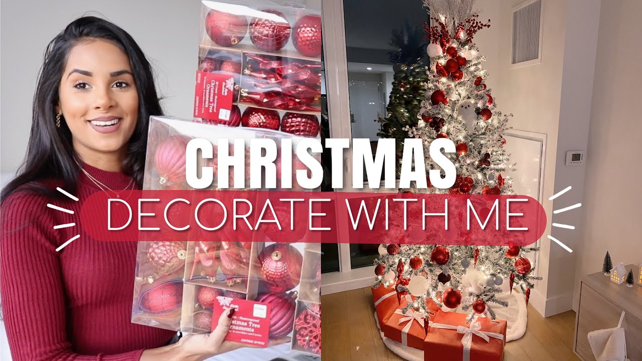 RED CHRISTMAS 2020 | Decorate With me + Holiday Home Decor Haul