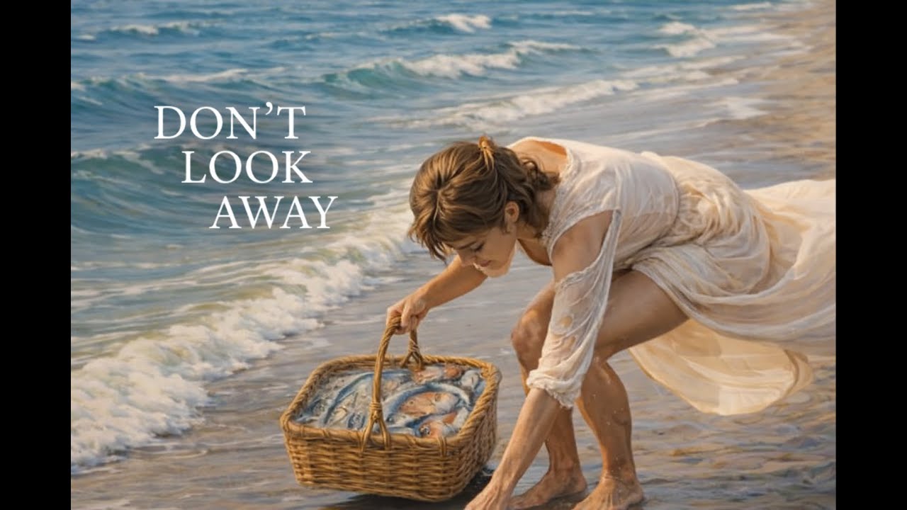 Visual Poem | Ink Wash | DON’T LOOK AWAY