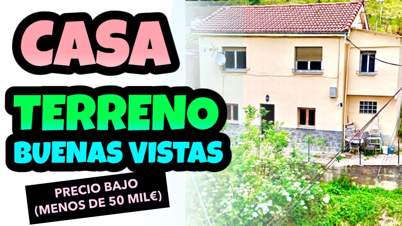 VENDIDA | 49.000€ | MIERES, Asturias | REFORMADA y con VISTAS | Terreno, terraza y tranquilidad