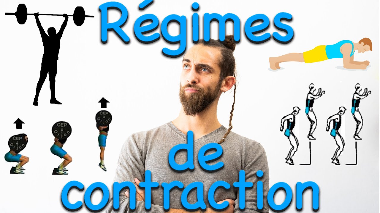 Les différents régimes de contraction musculaire!