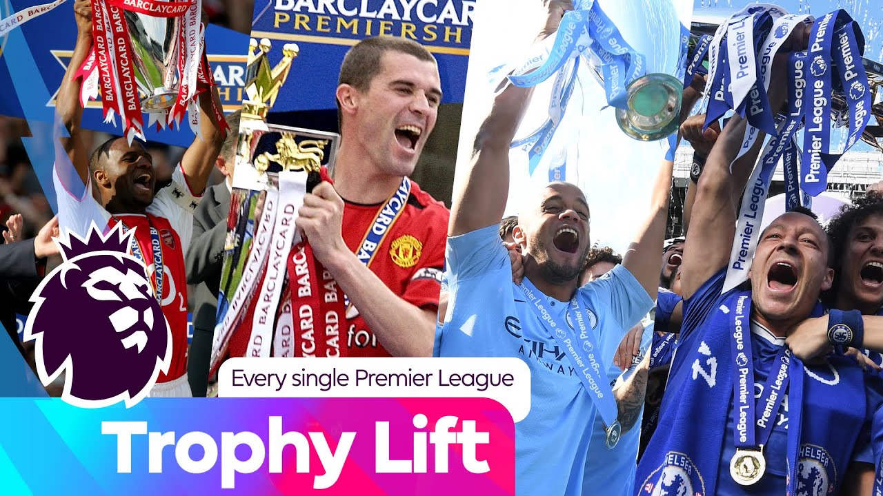 EVERY Premier League trophy lift in 90 seconds! (1993 to 2024) | Astro SuperSport