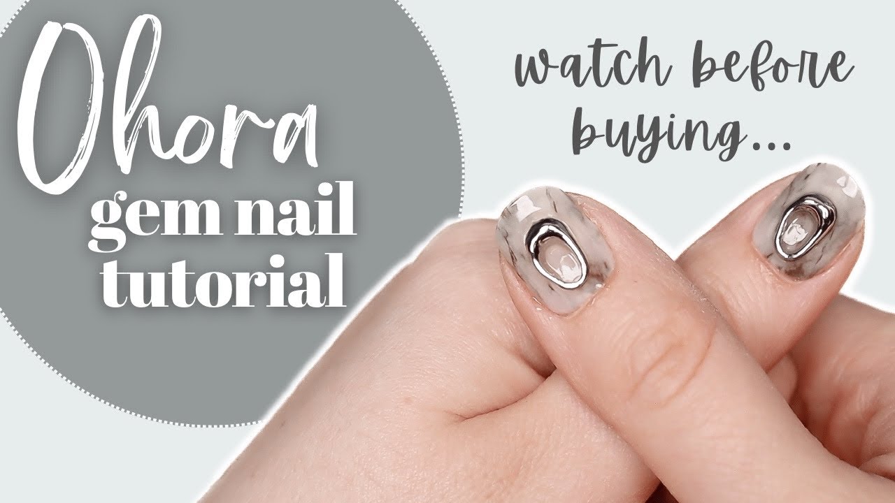 How to Apply Ohora Gel Nails with Gems (Brutally Honest) | KBEAUTYHOBBIT