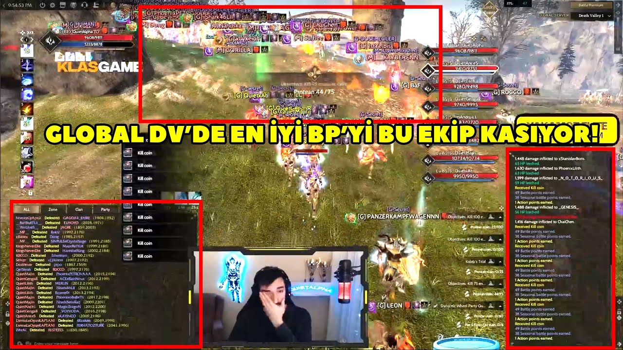 QuietAlpha - (Galia)'nın En İyi Mage Ekibi Global Dv'de Kimseye Acımıyor ! Rise Online
