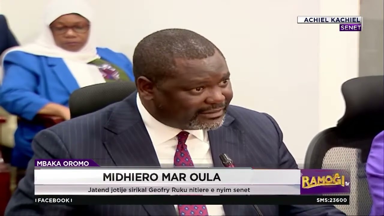 Jatend migao Geoffrey Ruku e senet ewi midhiero mar oula