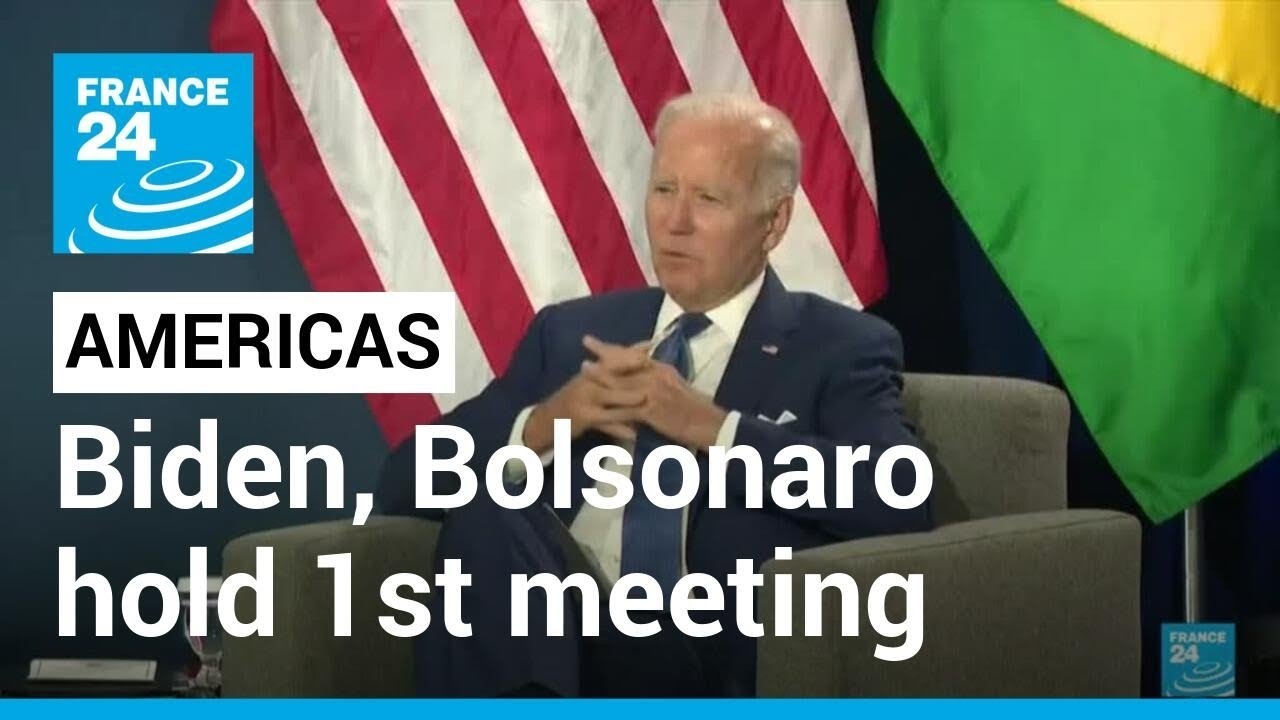 Biden, Bolsonaro hold 1st meeting amid election worries &bull; FRANCE 24 English