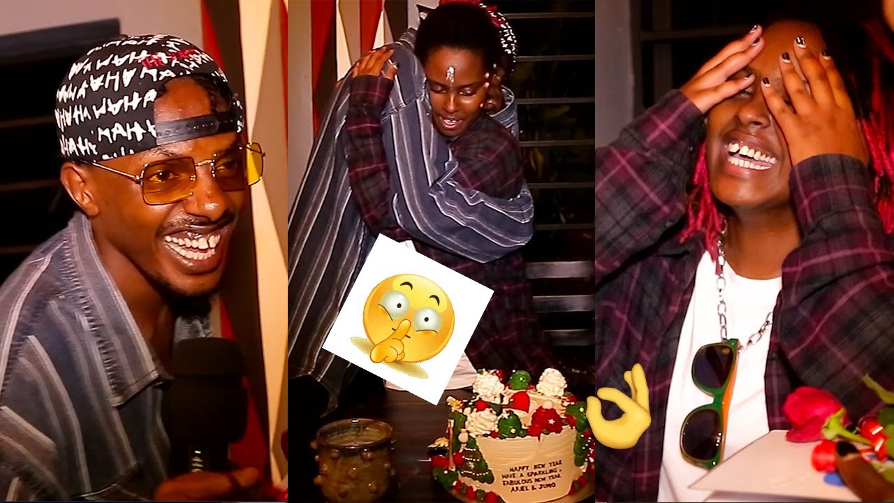 SURPRISE: Twatunguje impano Juno Kizigenza na Ariel Wayz ku mwaka mushya baraturirimbira karahava