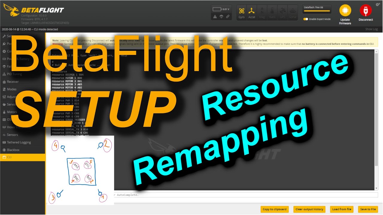 BetaFlight Resource Remapping | Motorreihenfolge ändern