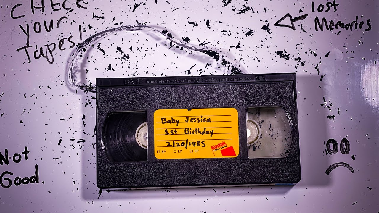 THIS IS BAD! Very bad!! Converting Disintegrating Vhs Tapes to Digital