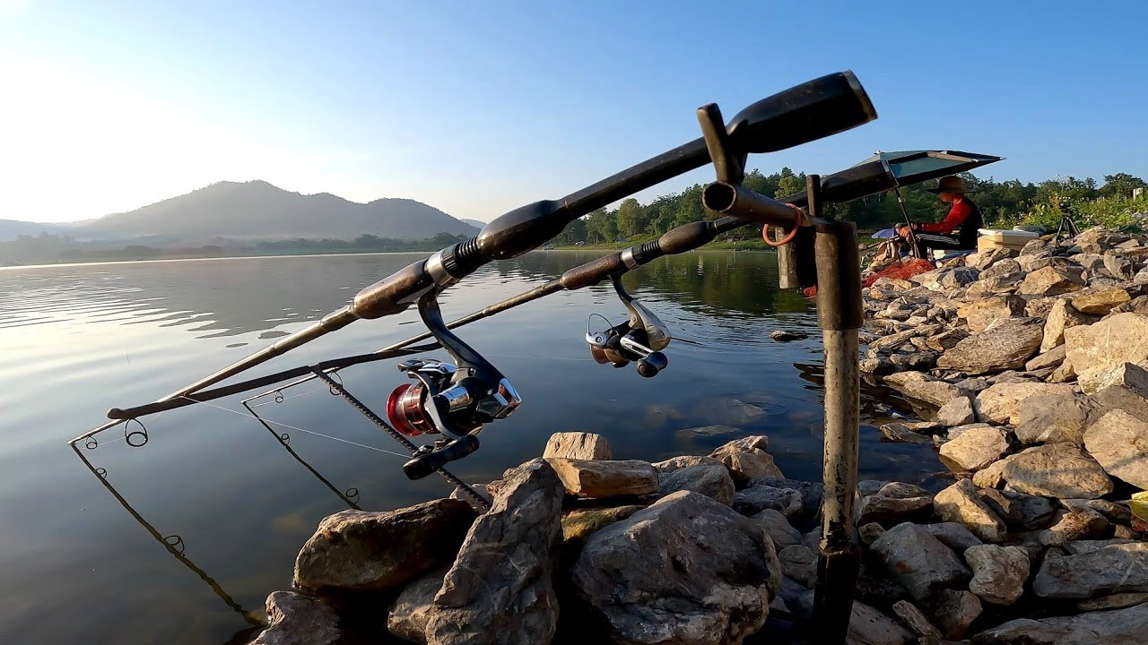 โคตรแรง ลั่น! ออกอย่างเดียว วิ่งยาว กลางอ่างเก็บน้ำห้วยป่าซางอ่อน 🌧️💥 AB-FISHING