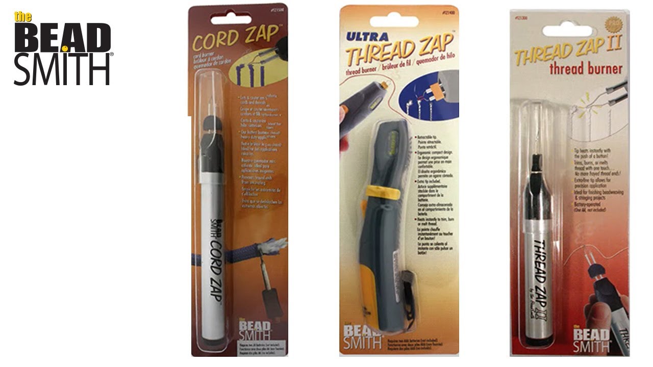 ThreadZap™ & CordZap™ thread and cord burners by the BeadSmith®