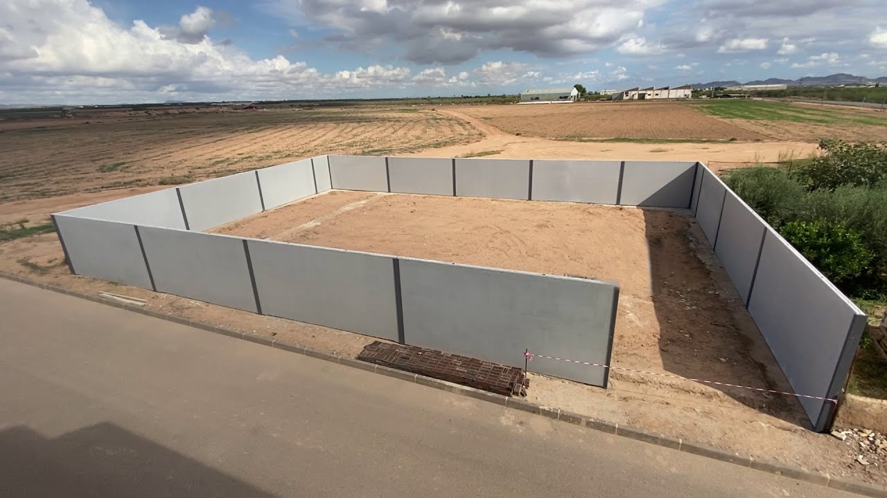 🚧 Cerramiento de parcela con paneles prefabricados de hormigón 💪🏼