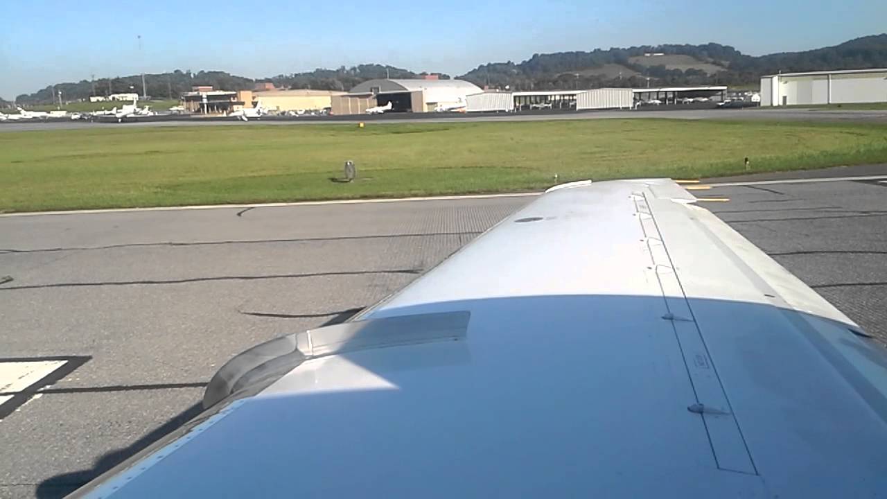 Beechjet 400a take off TRI