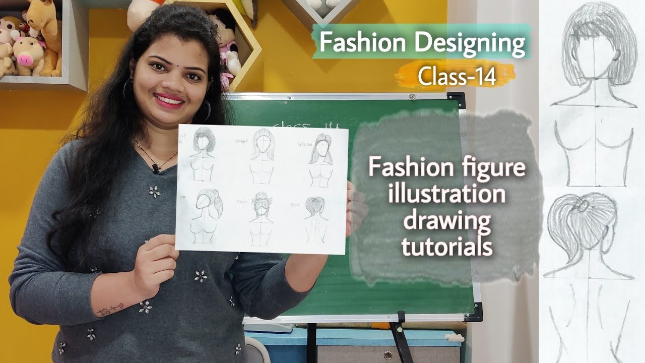 #FDclass-14 Fashion figure illustration drawing tutorials for beginners