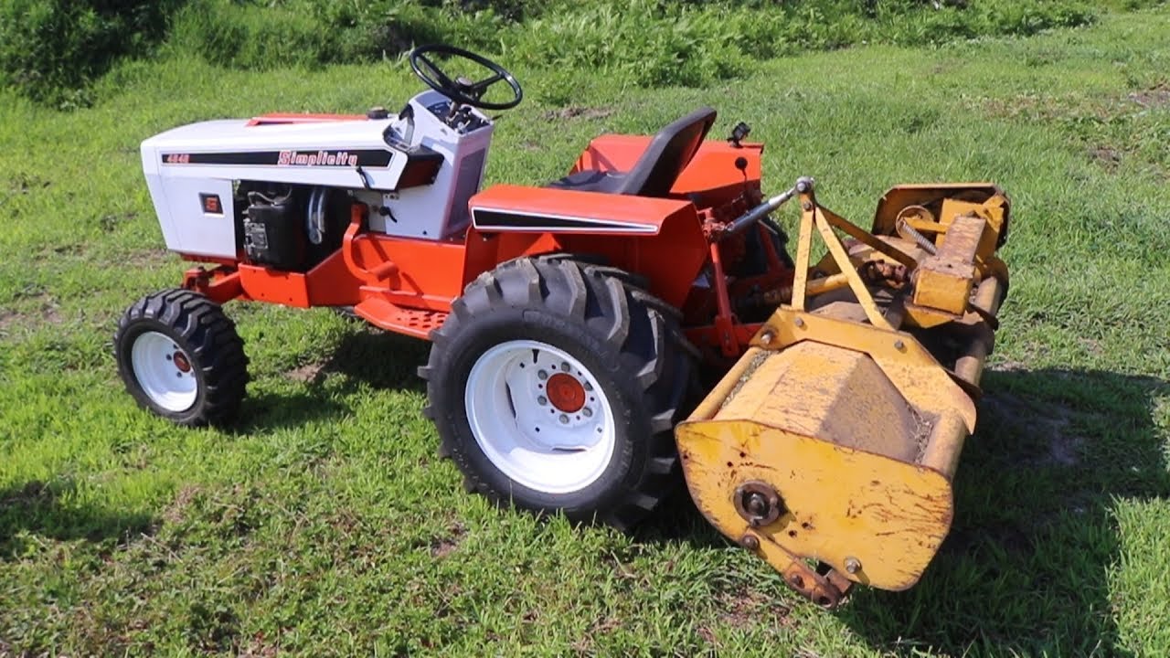 Simplicity 4040 Garden Tractor Flail Mowing