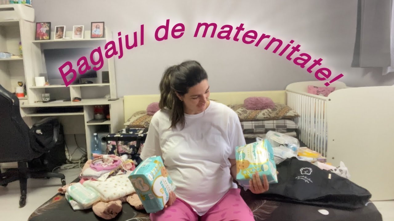Ce am pregătit pentru geanta de maternitate la a 4-a Naștere | Bagaj pentru maternitate |
