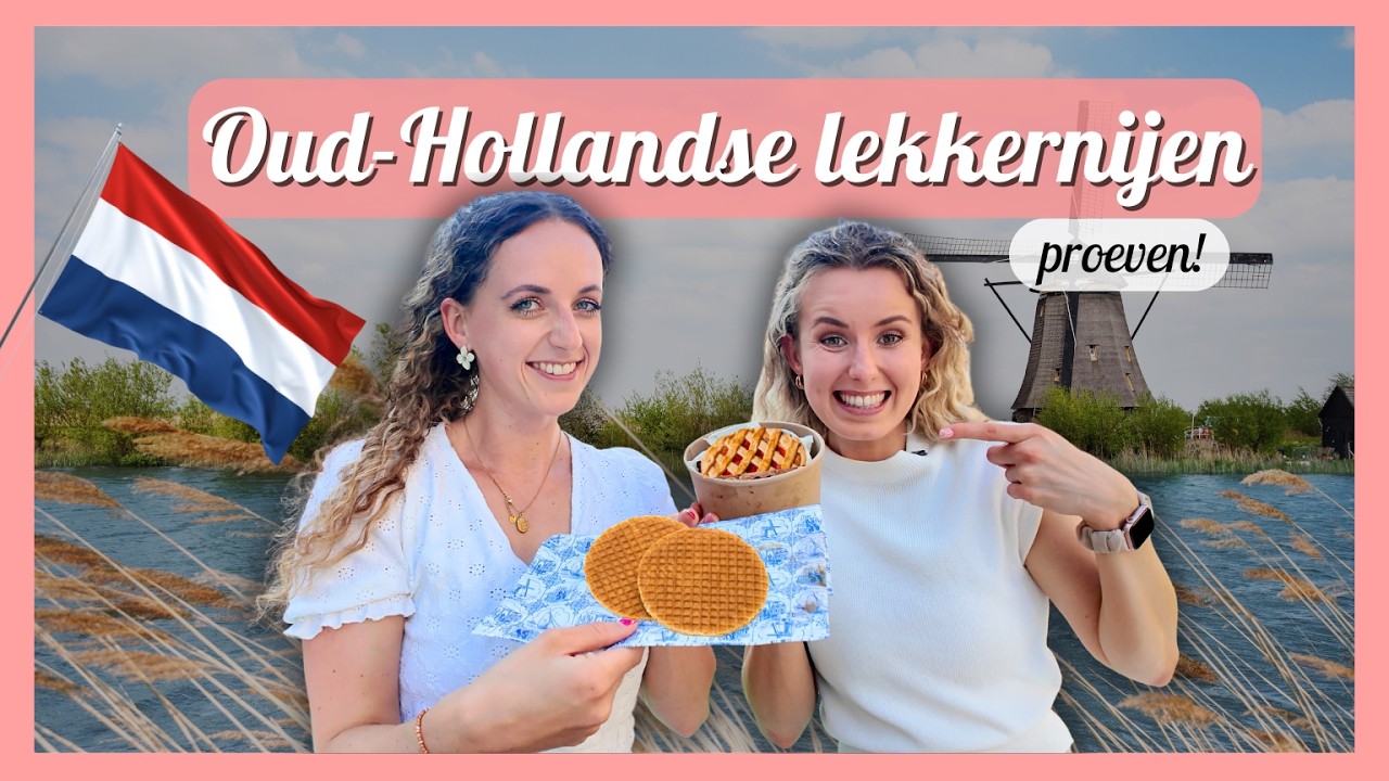 Traditionele OUD-HOLLANDSE LEKKERNIJEN proeven 🇳🇱🍪 Stroopwafels, Appeltaart 🍏 & Snoep 🍬