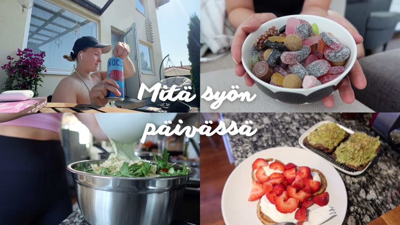 Viikonlopun ruokaostokset & mitä syön päivässä?🍴🍓🥗