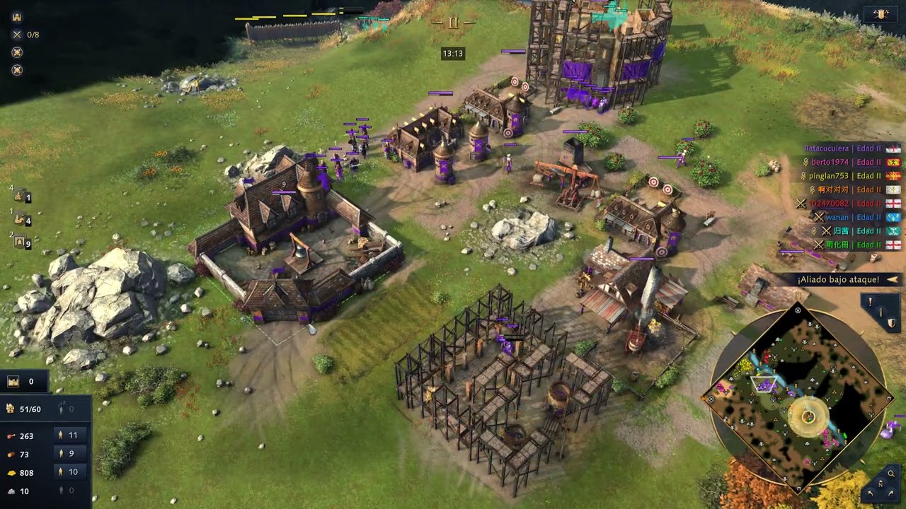 4vs4 Ranked | El Río Bravo vuelve | Age of Empires IV | Knight Templar