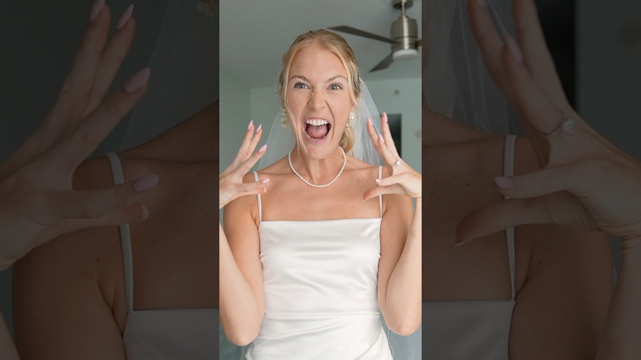 My Fiance saw me in my wedding dress 😭
