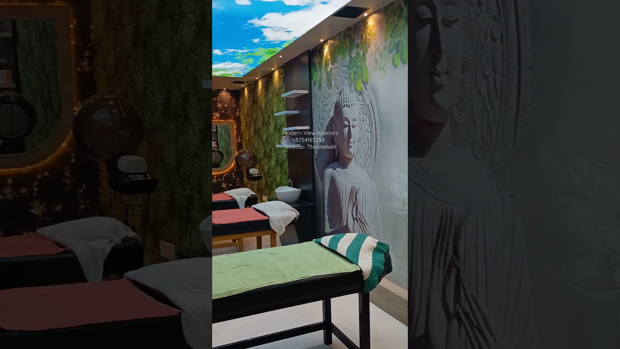 Massage room Interior work .                 ModernView & Interior                    8754183258