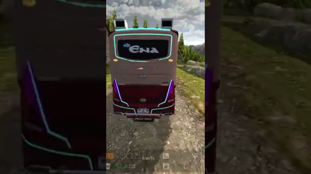 BsB Family. Ena Hyundai bus skin.hill map.