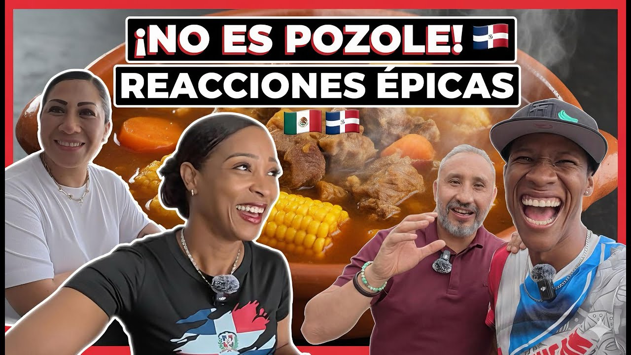 ¡NO ES POZOLE! 🇲🇽🌮 MEXICANOS PRUEBAN el SANCOCHO DOMINICANO 🇩🇴 Por Primera Vez (Reacciones ÉPICAS)