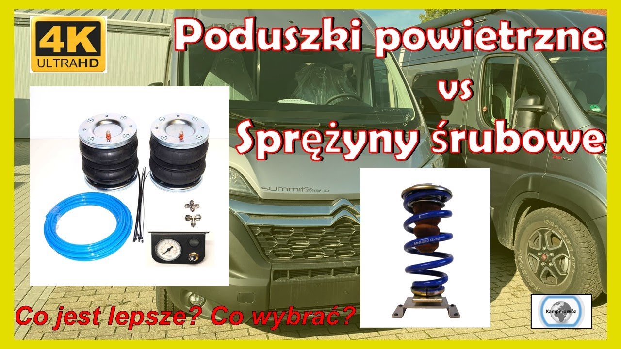 Lift tylnego zawieszenia Ducato/Jumper : Poduszki pneumatyczne czy sprężyny śrubowe-co wybrać?