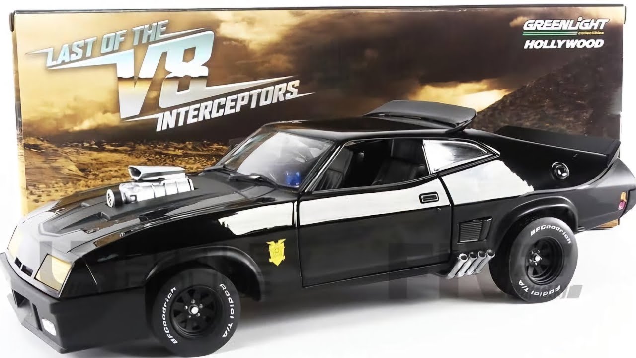 MAD MAX INTERCEPTOR 1/18 SCALE GREENLIGHT HOLLYWOOD