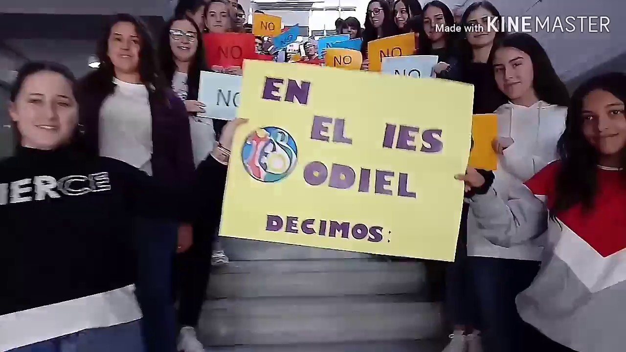 En el IES Odiel decimos NO a la violencia de género
