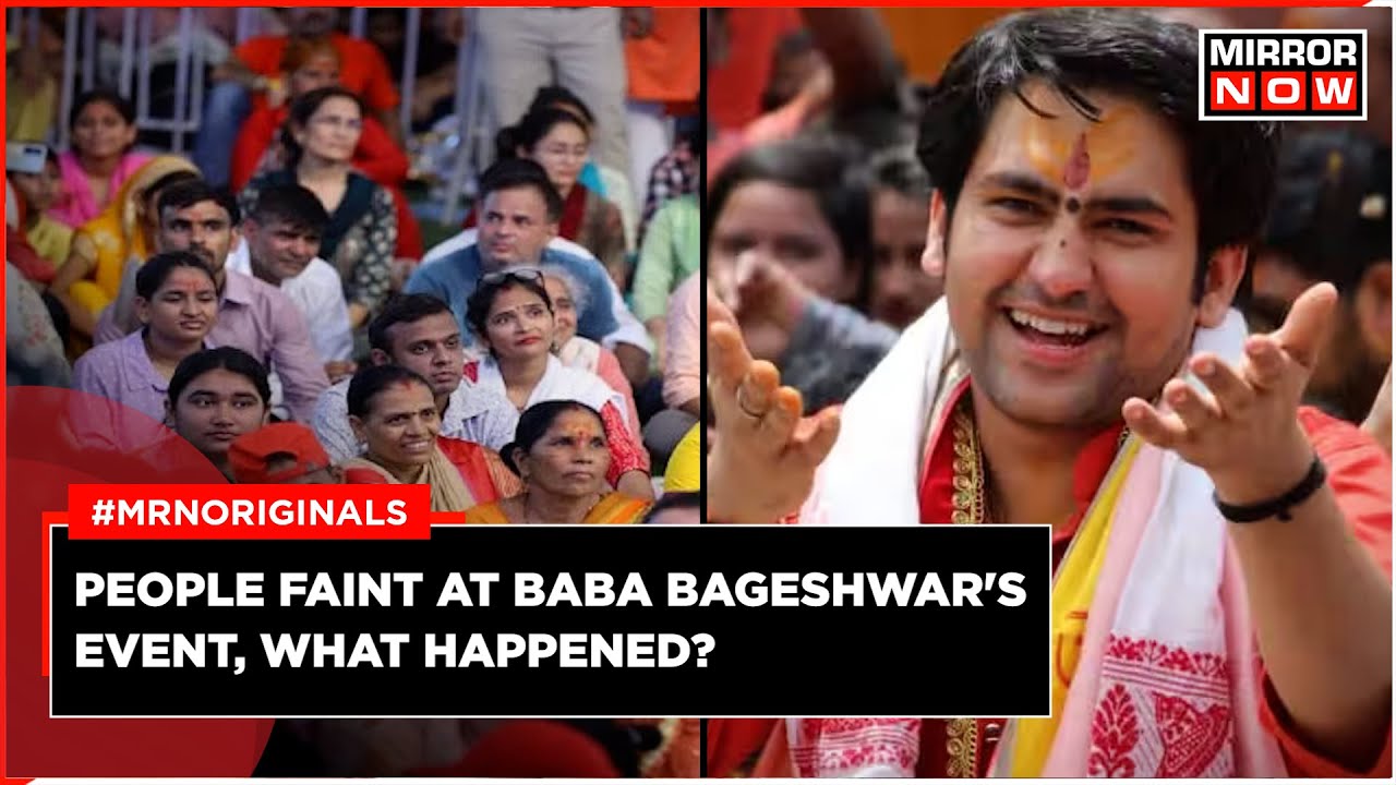 Baba Bageshwar Greater Noida | People Faint At Bageshwar Baba's Noida Event | English News