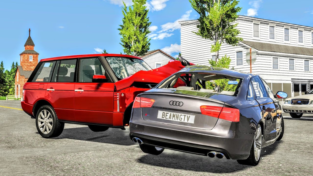 Crossroad Car Crashes 21/02/2022 - BeamNG.Drive